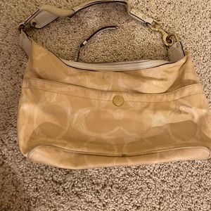 Yellow coach purse